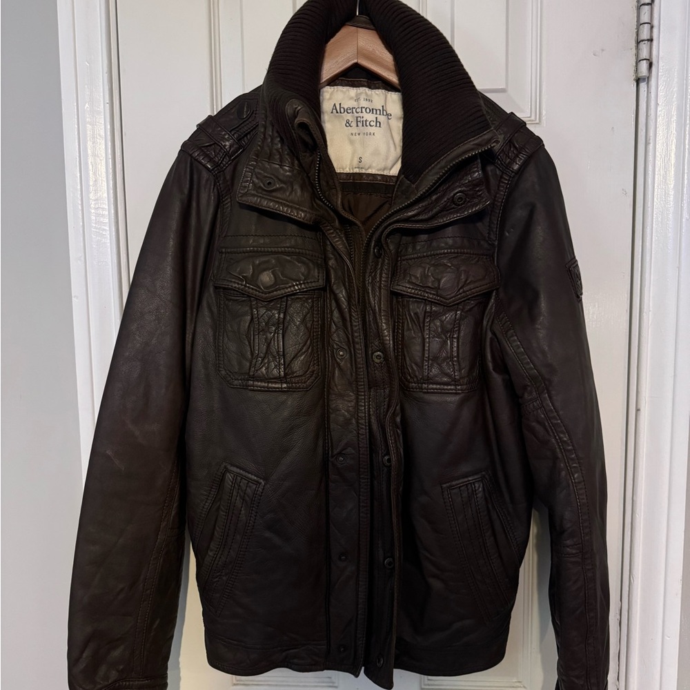 Abercrombie & Fitch Men's Dark Brown Field Jacket